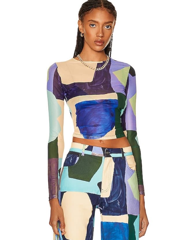 Miaou X Paloma Elsesser Long Sleeve Tee  - Image 1
