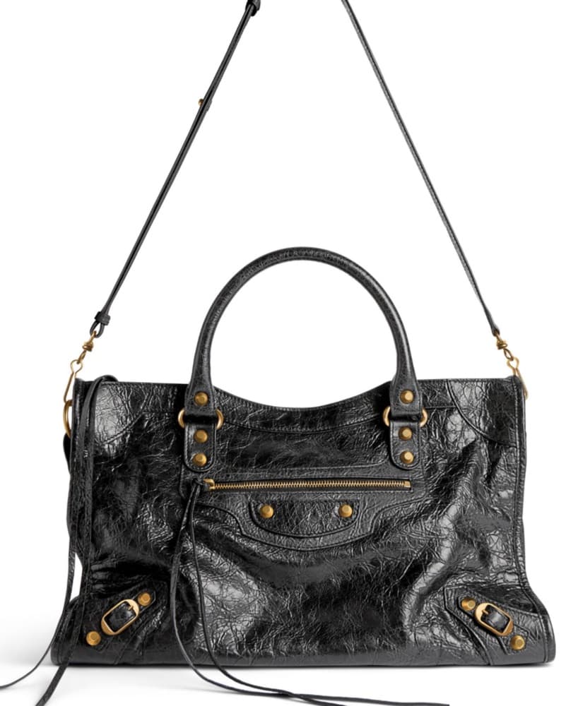  WOMEN'S LE CITY BAG MEDIUM IN BLACK - Image 2
