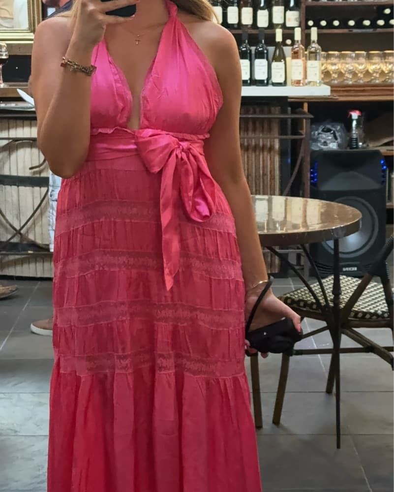 Pink Love Shack Fancy Dress - Image 4