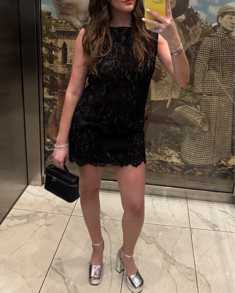 Helsa Lace Minidress  - Image 4