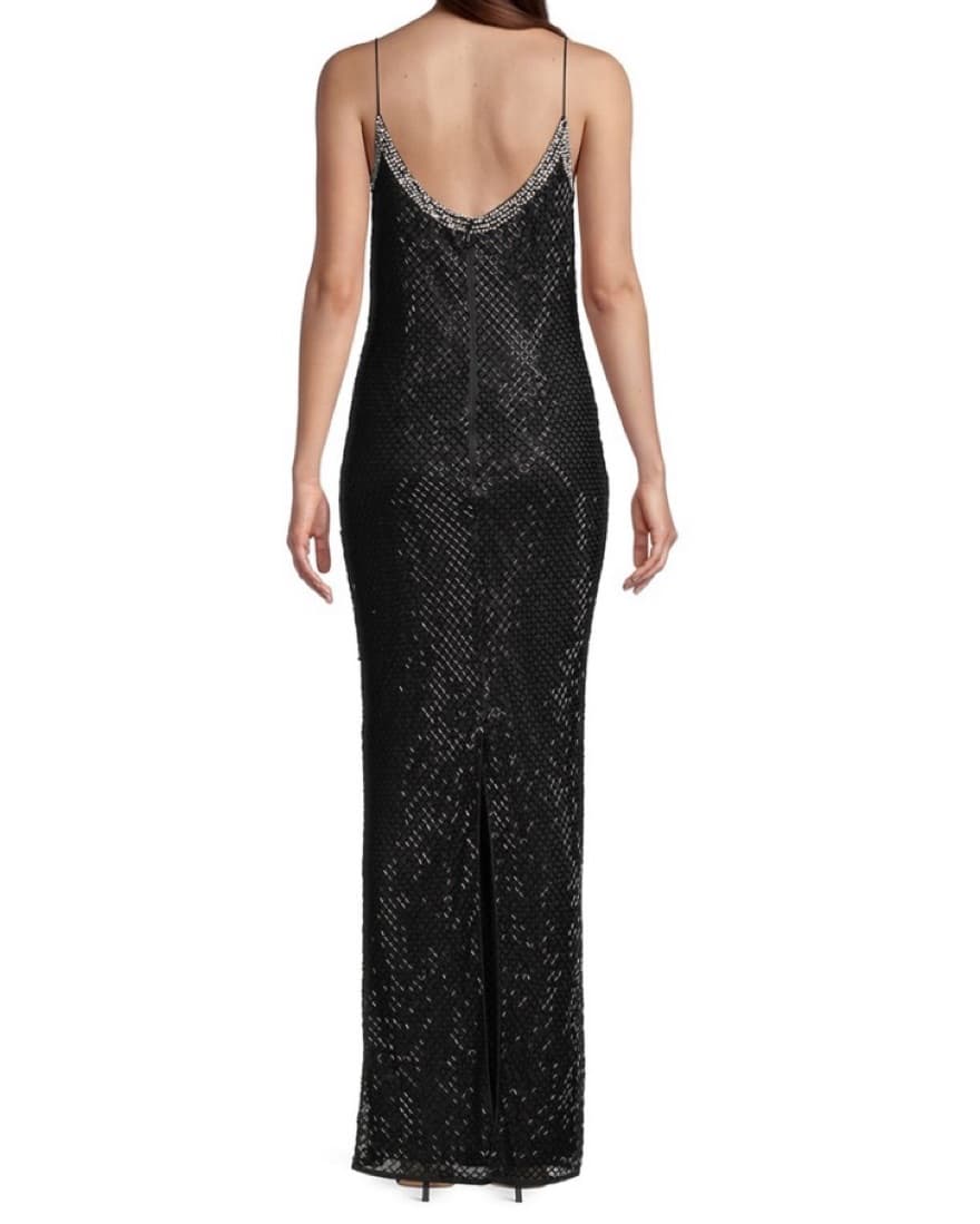 Mac Duggal Beaded Column Gown  - Image 4