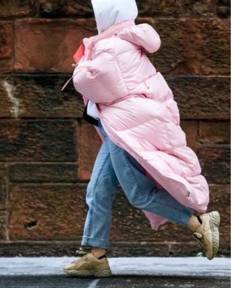 MOONGOOSE Pink Long Puffer Coat - Image 4