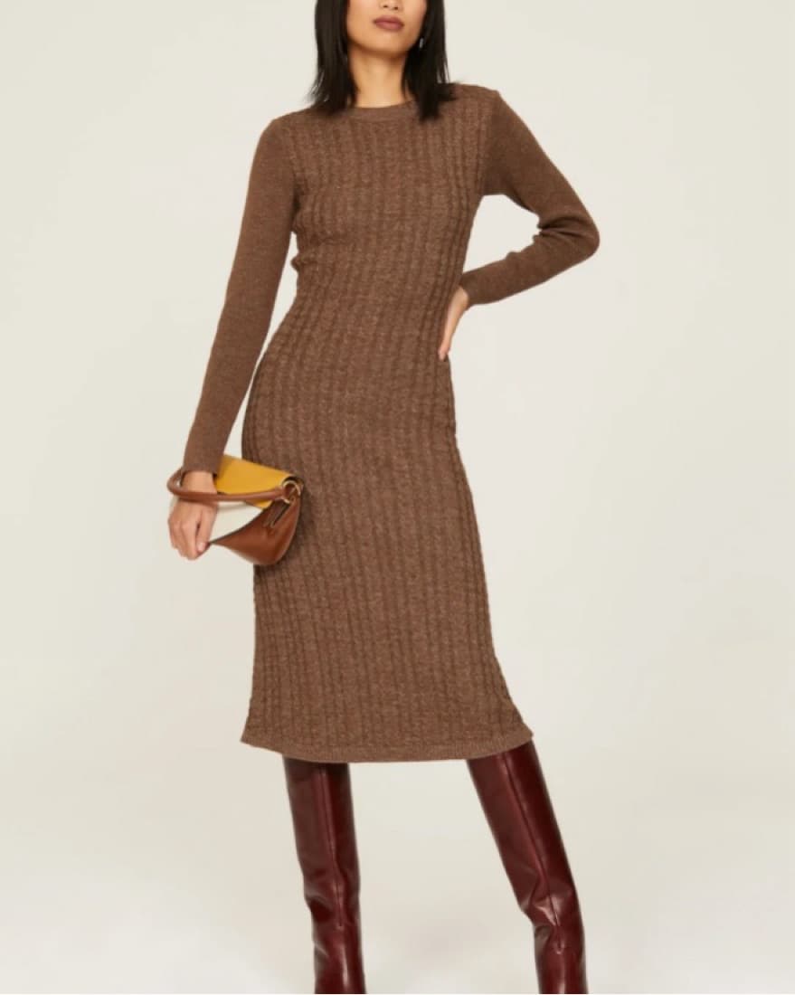 Cozy Knit Maxi Dress - Image 1