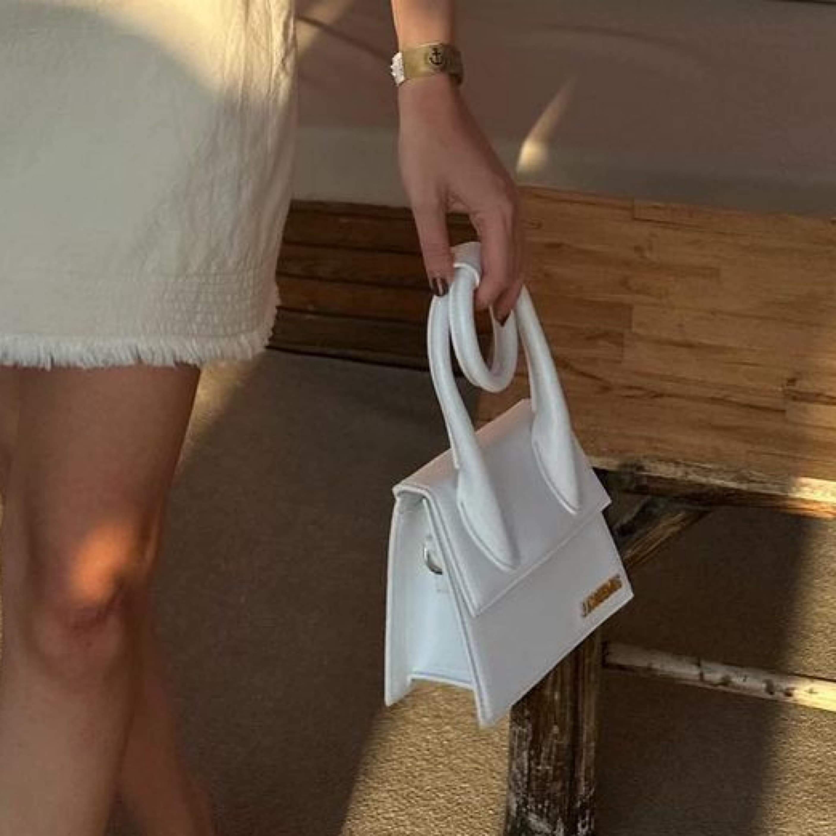 $900 Jacquemus White Bag - Image 4
