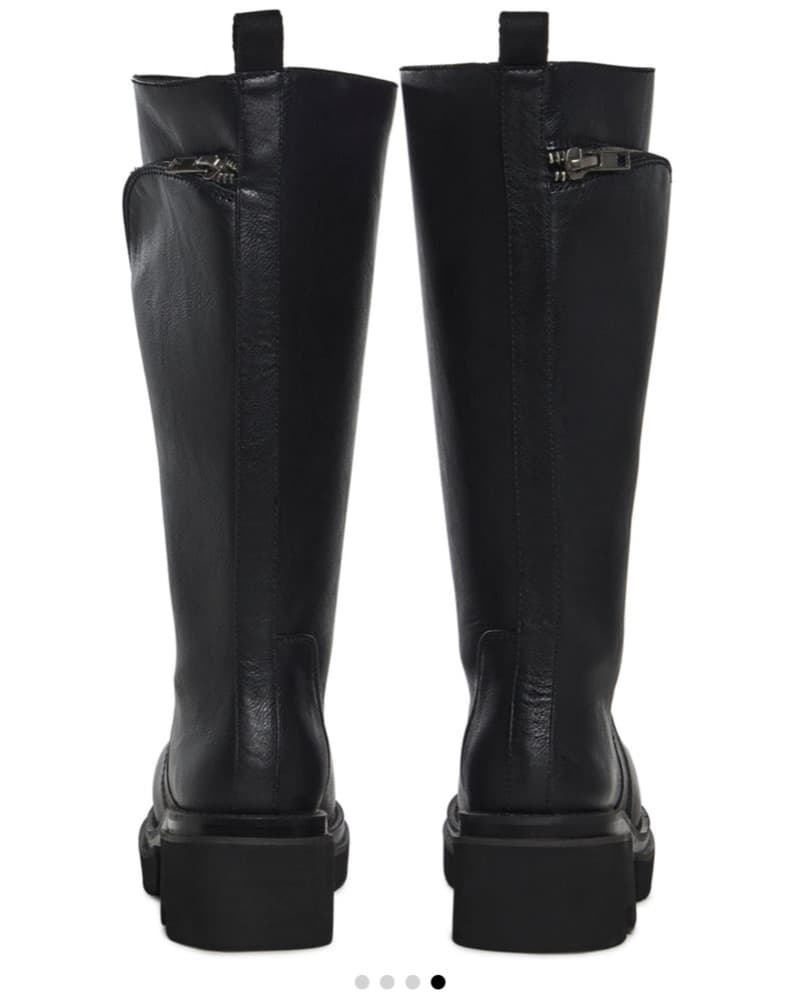 Sleek Platform Leather Boots - Image 3