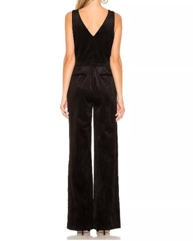 Paige Sienne Velvet Courduroy Jumpsuit - Image 5
