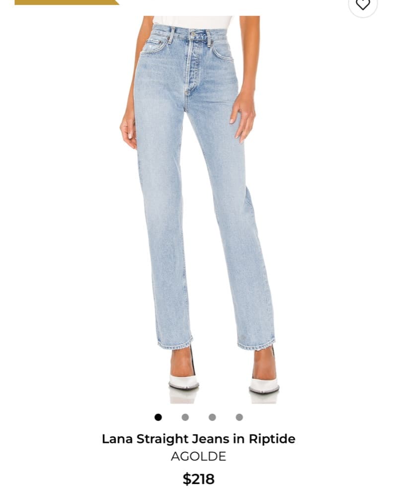 Agolde Lana Jeans - Image 1