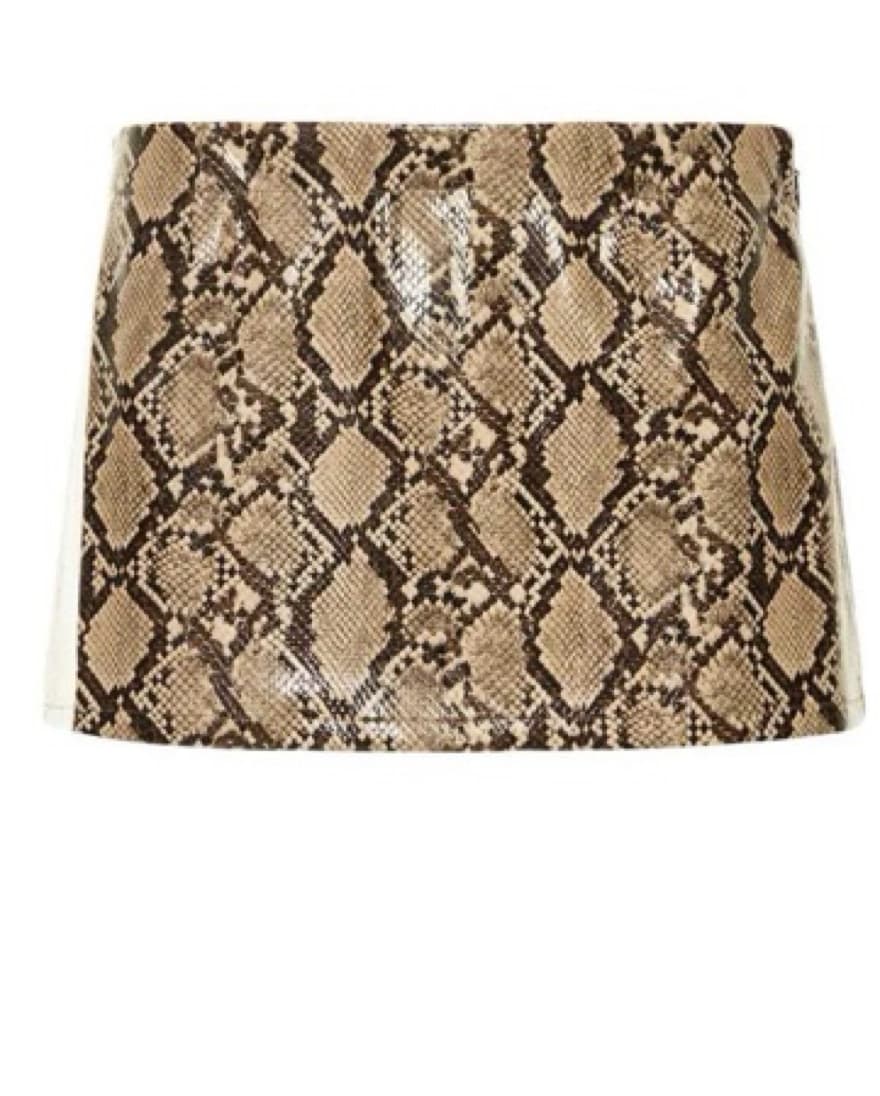 Miaou Faux Leather Mini Skirt  - Image 1
