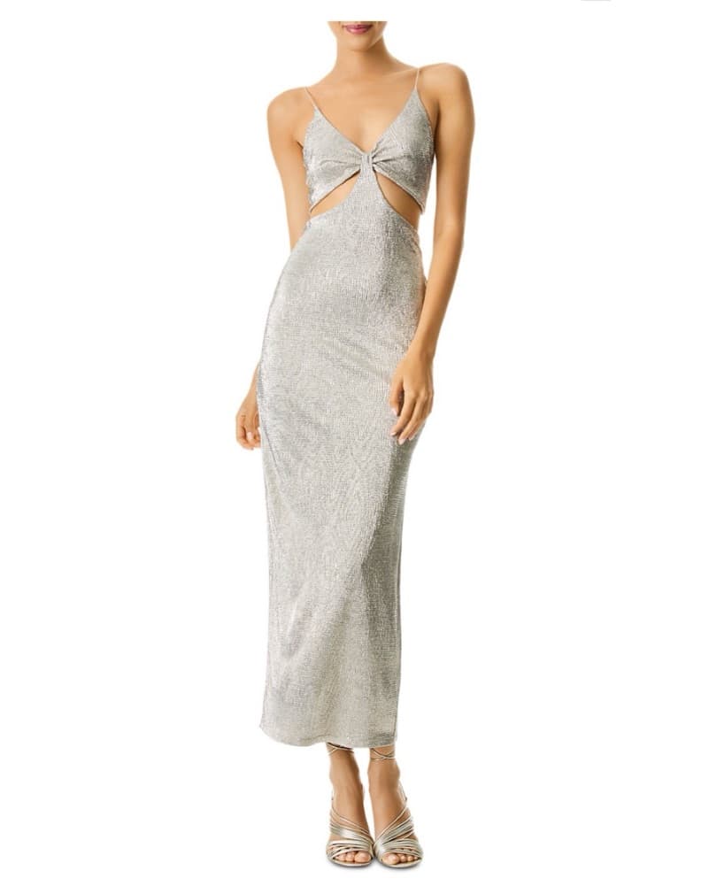 Alice&Olivia Silver Havana Cutout Dress - Image 1