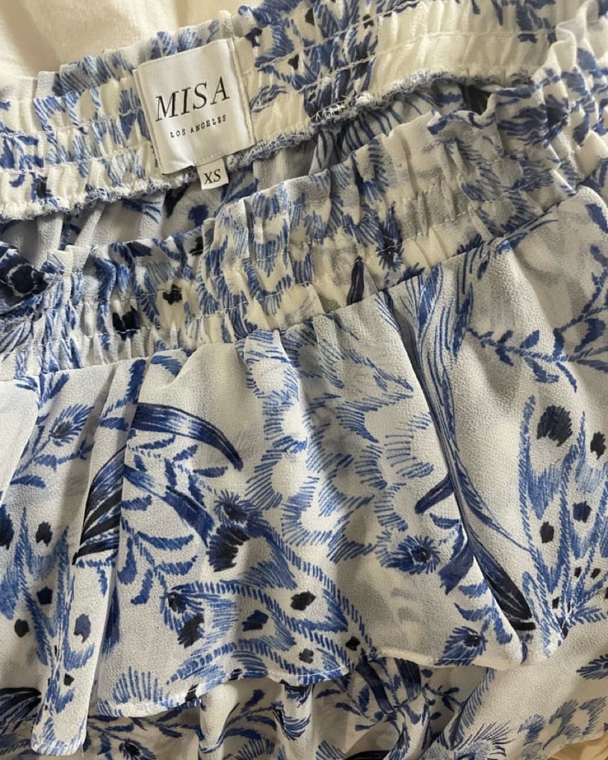 MISA Los Angeles Joseva Skirt In Peacock - Image 5