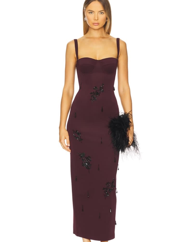 Des Phemmes Long Bustier Dress - Image 1
