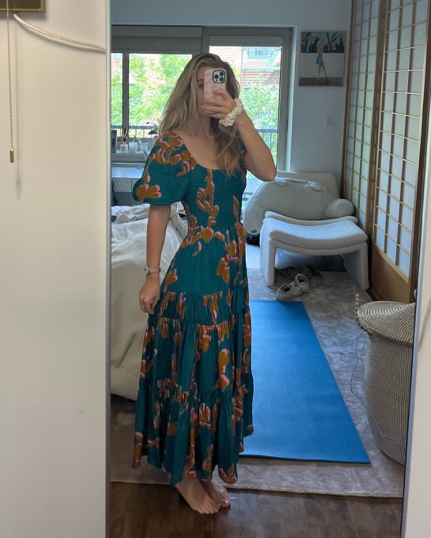 La Linge pyper Dress In Cognac  - Image 1