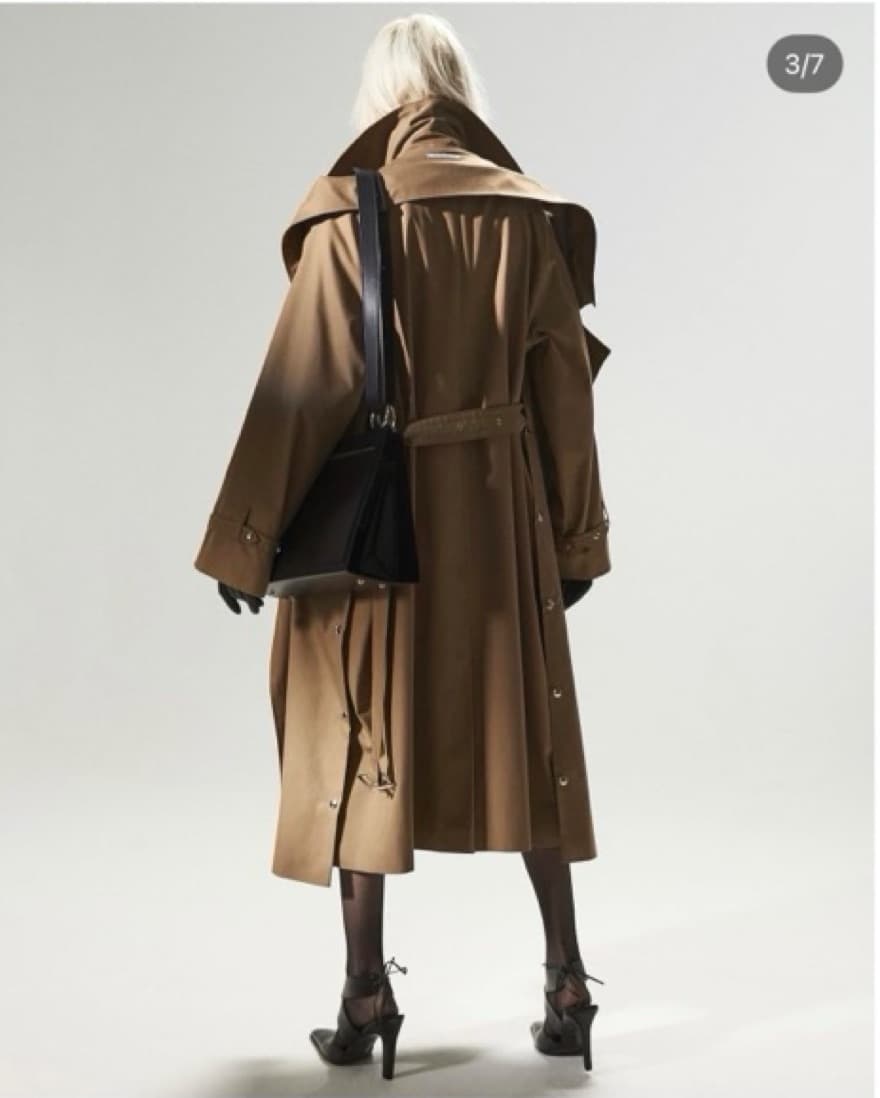 Convertible Cotton-Gabardine Trench Coat - Image 3