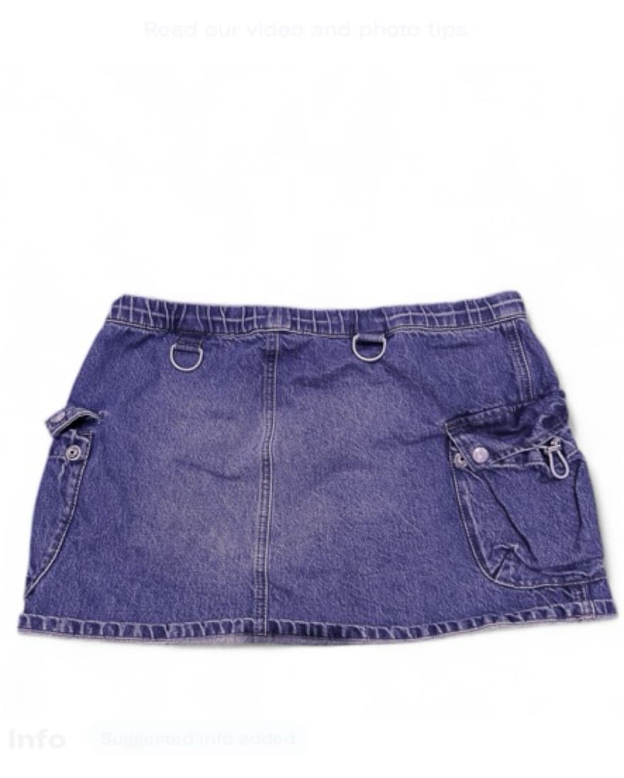Coperni Denim Cargo Skirt - Image 3