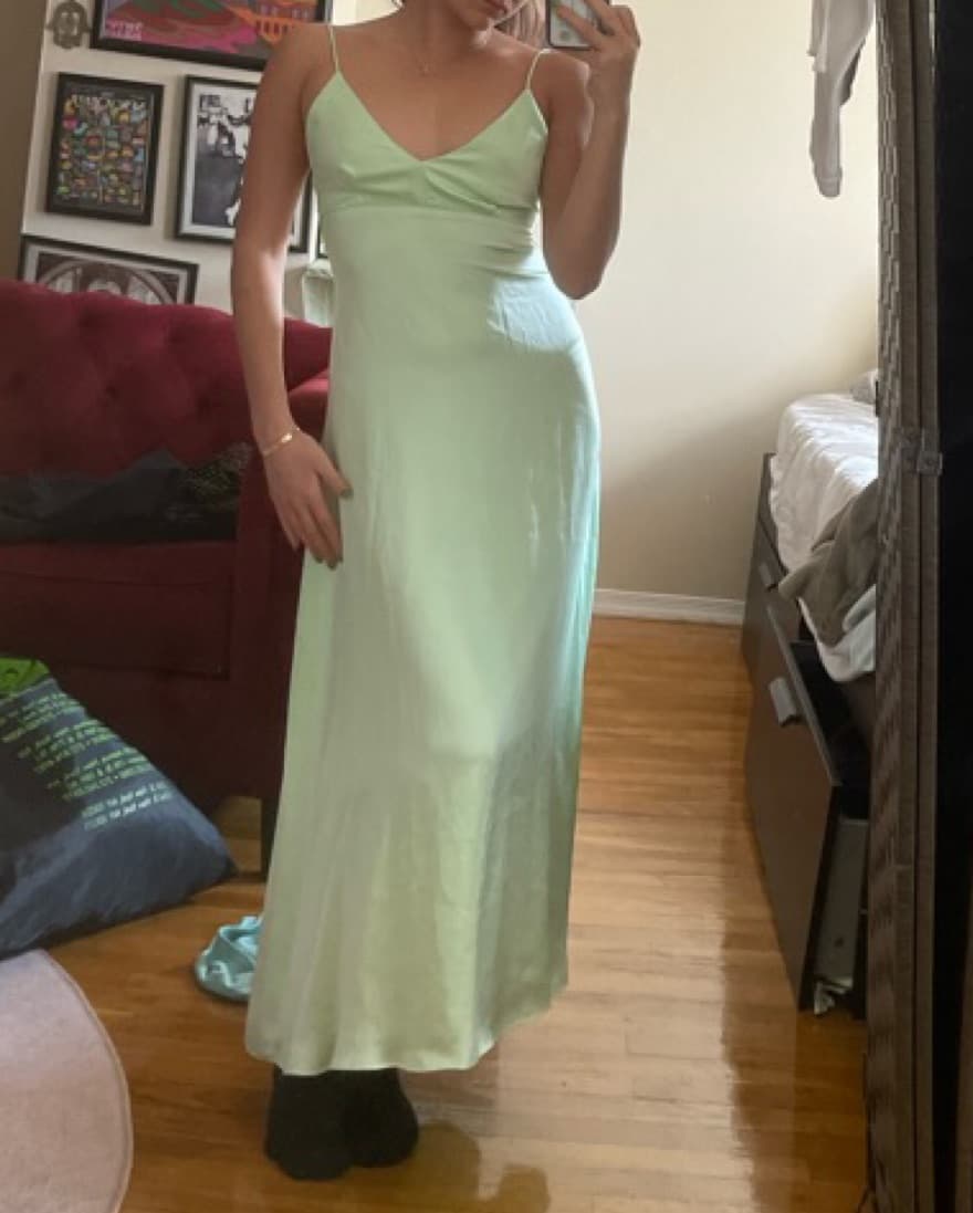 Green Long Dress - Image 1