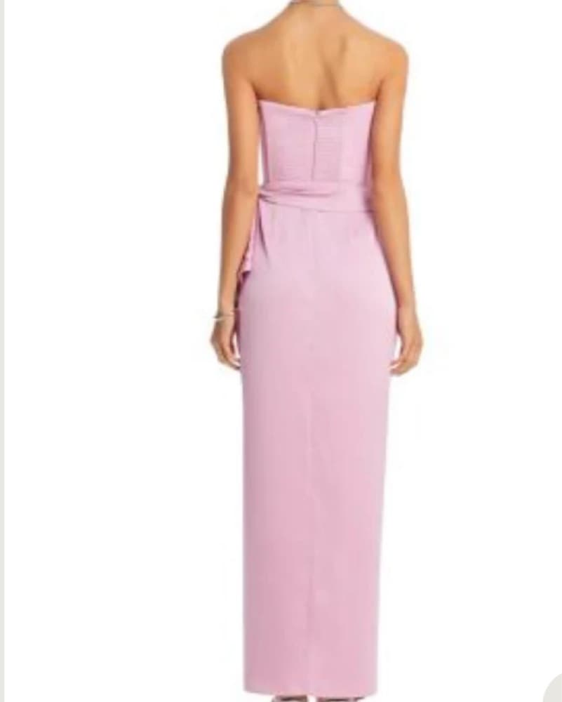V. Chapman June Corset Wrap Tie Dress - Image 4
