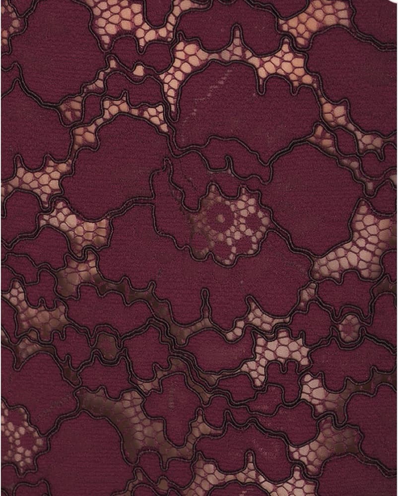 Retrofete Peridita Lace Dress In Port  - Image 3