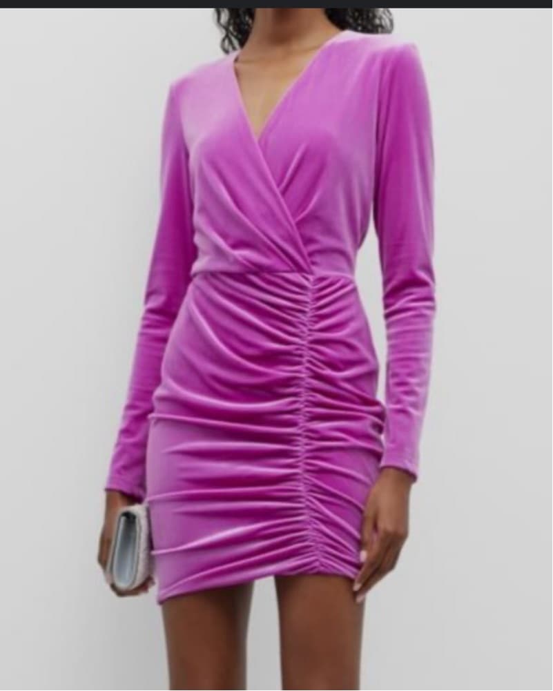 Black Halo Como Velvet Dresss - Image 1