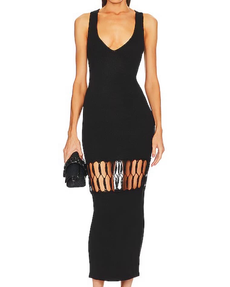 Revolve X Michael Costello Crochet Dress - Image 2