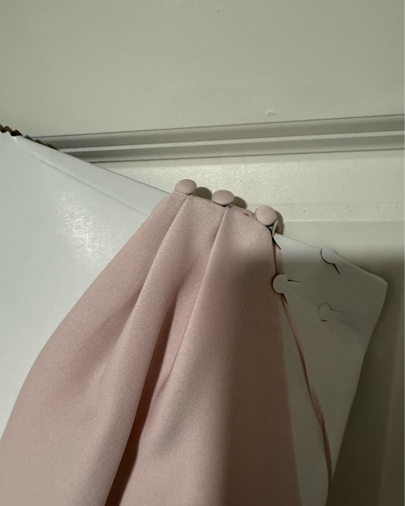 Elegant Satin Drape Dress Pink - Image 4