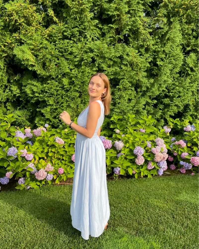 A&F Blue Maxi Dress - Image 1