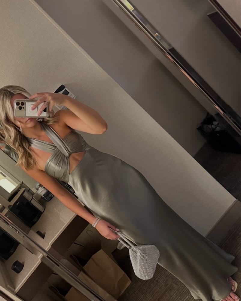 Shona Joy La Lune Ruched Halter Maxi  - Image 3