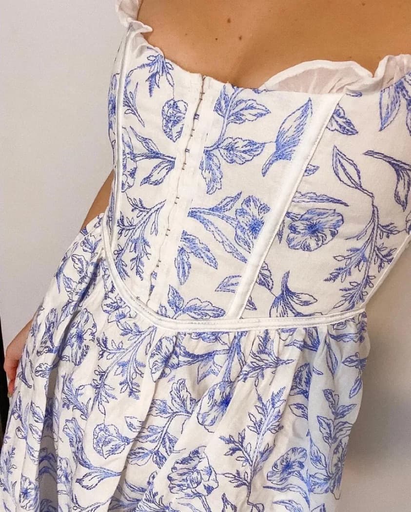 For Love And Lemons Maisie Linen Dress - Image 5