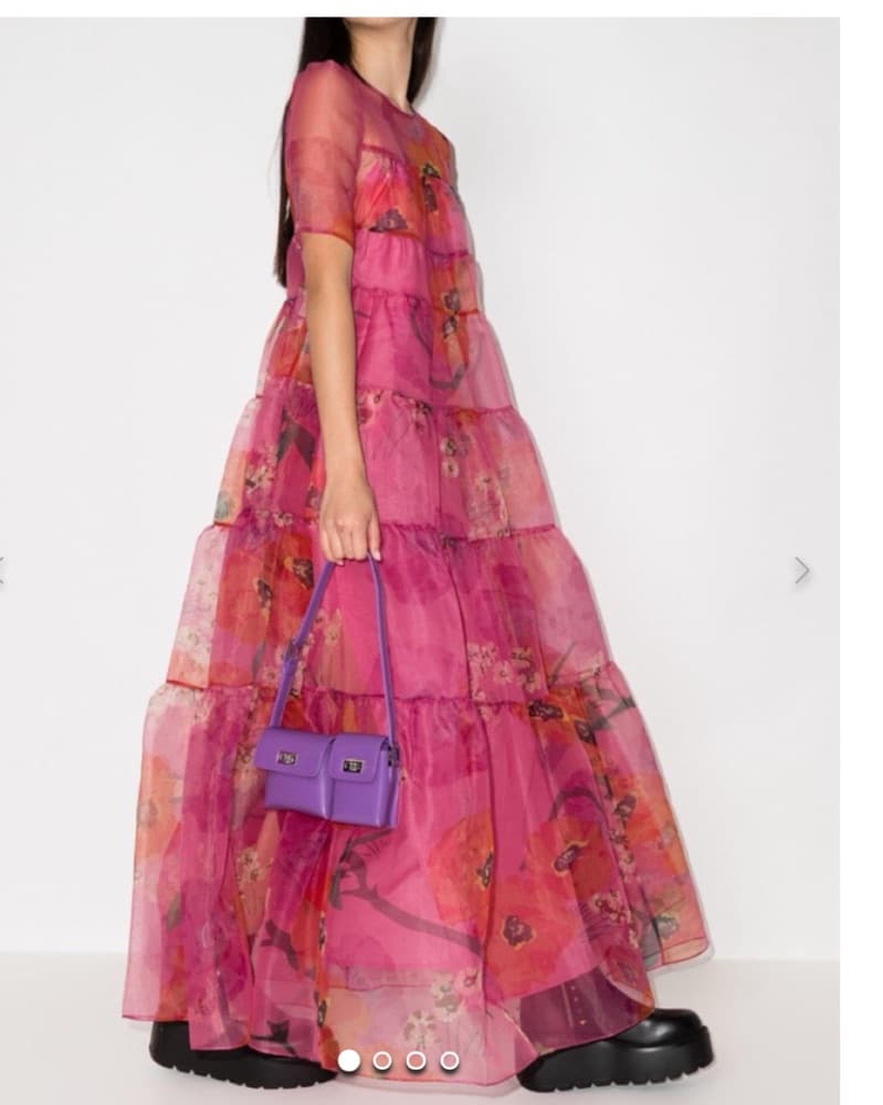 Staud Hyacinth Dress Pink  - Image 1