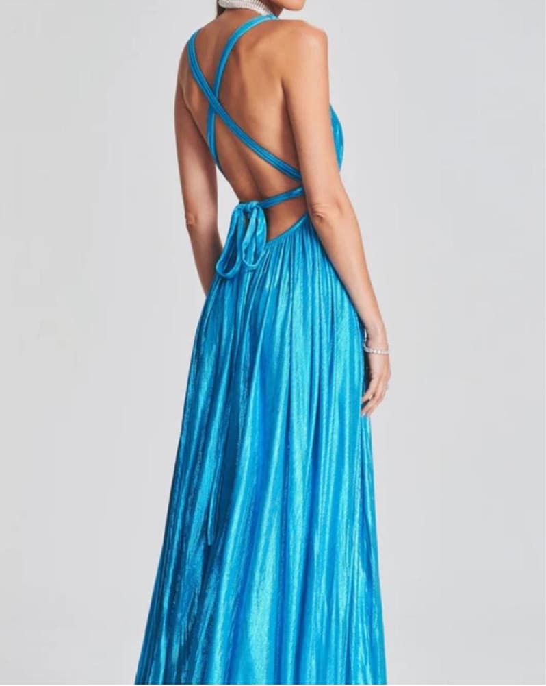 Retrofete Turquoise Gown  - Image 3