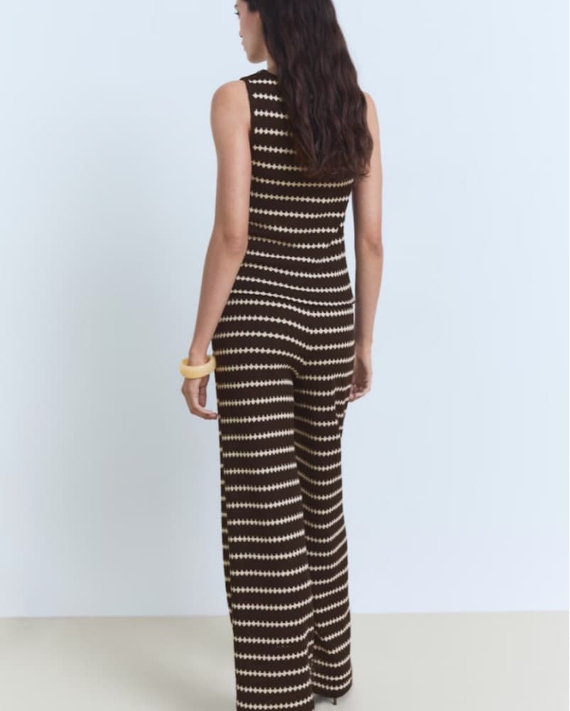 Knitted Striped Set - Image 2