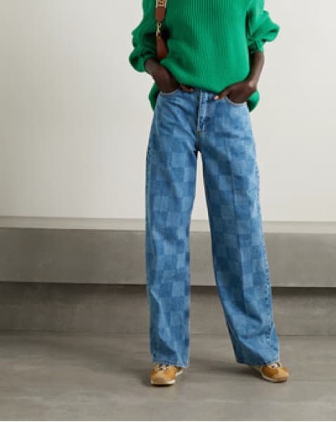 Frame Checkered Denim - Image 1
