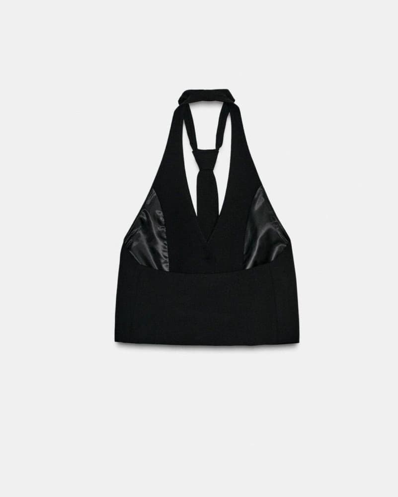 Zara Detachable Tie Vest - Image 4