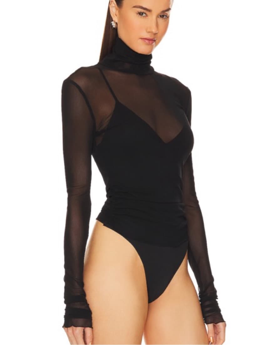 Alluring Sheer Bodysuit - Image 3