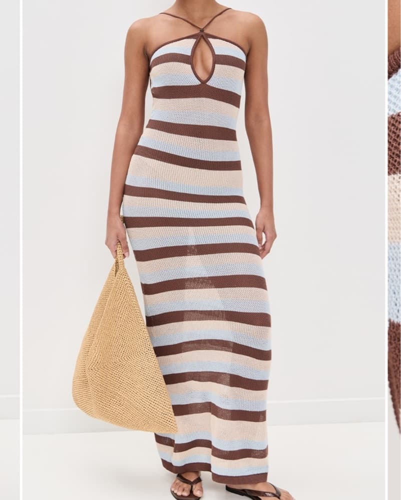Seven Wonders Stripe Knitted Dress - Image 1