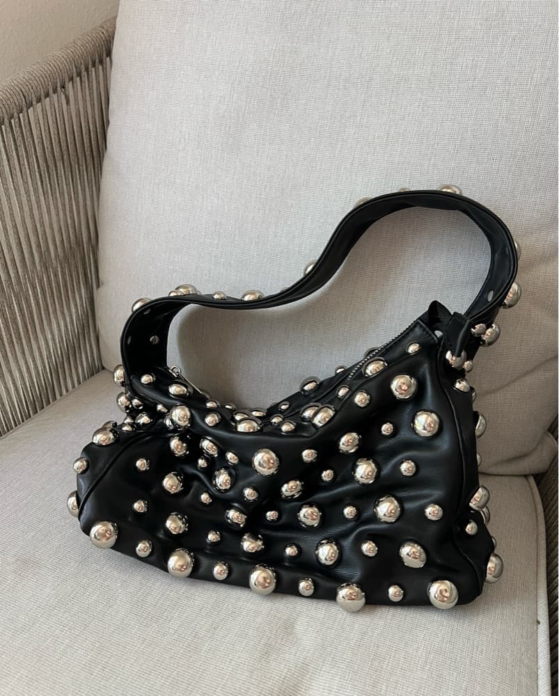 Studded Shoulder Bag - Image 2