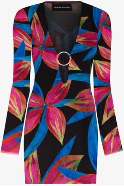 Louisa Ballou Floral Dress - Image 1