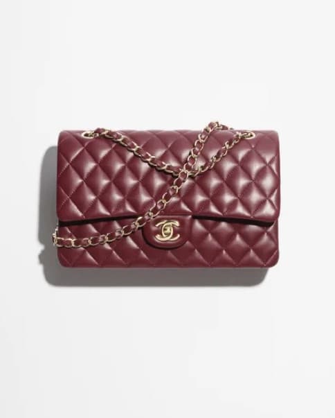 Chanel Burgundy Shoulder Bag - Image 6