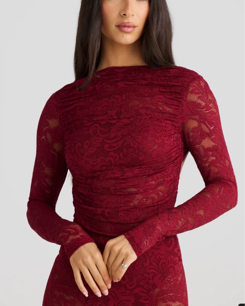 Amara Lace Maxi Dress - Image 3