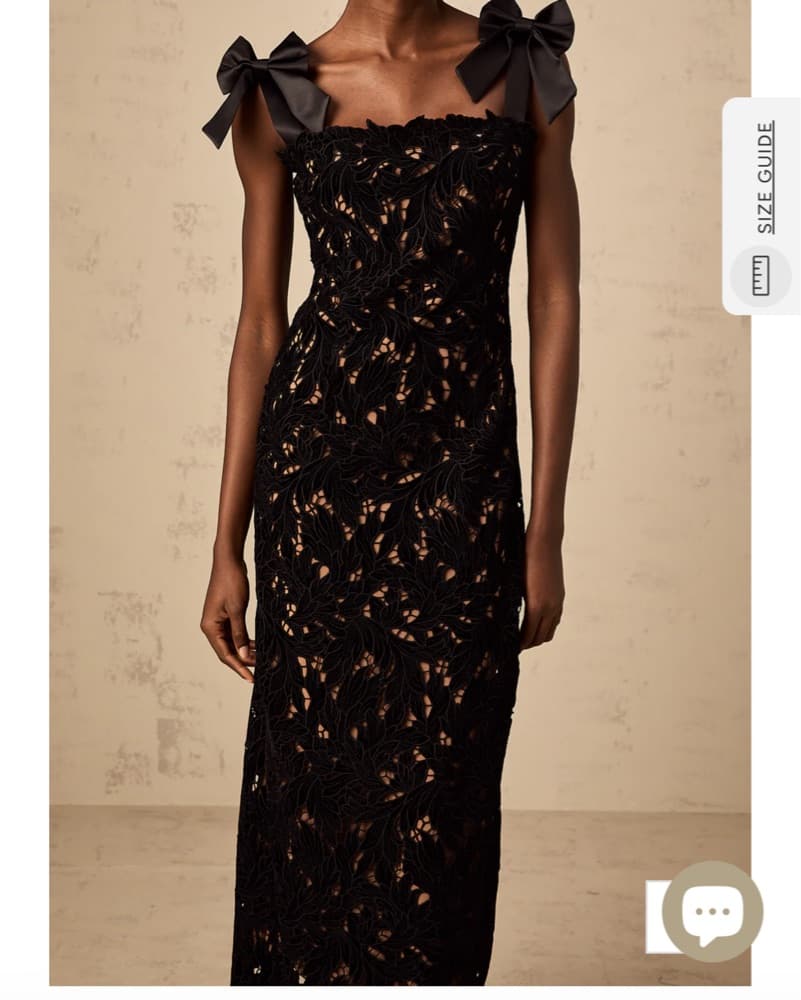 Miss Rosier Eloise Black Dress - Image 2