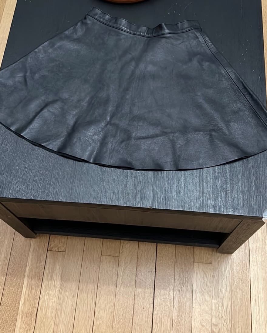American Apparel Leather Skirt  - Image 2