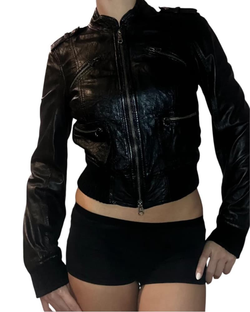 Genuine Vintage Leather Jacket  - Image 2