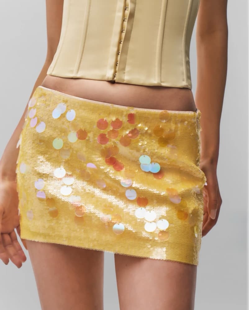Guizio Sequin Paillette Skirt - Image 1