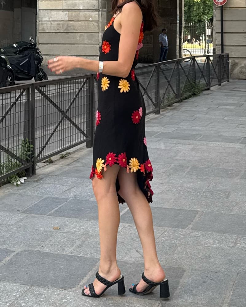 Vintage Sue Wong Assymetrical Dress - Image 3