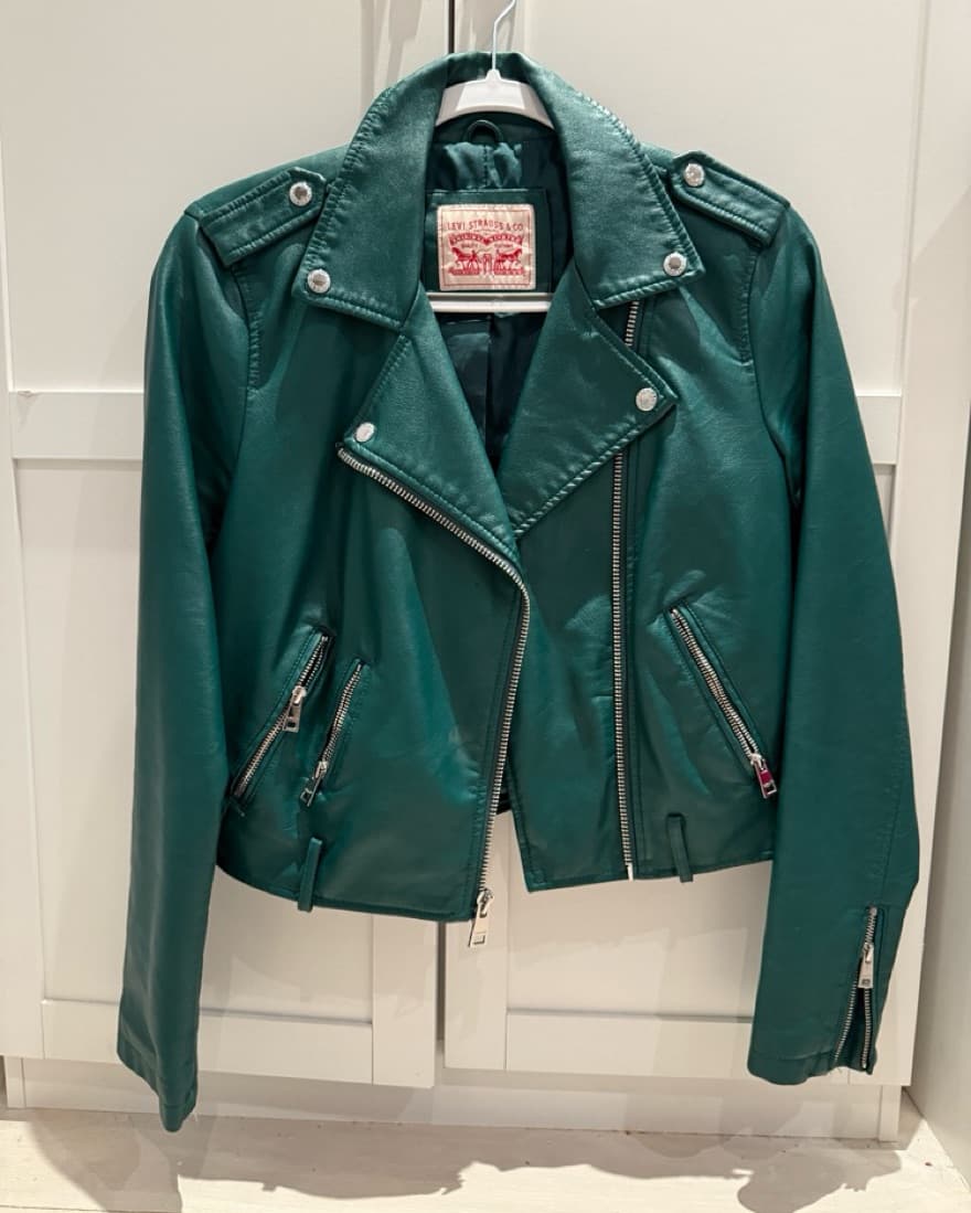 Levi Leather Moto Jacket - Image 1