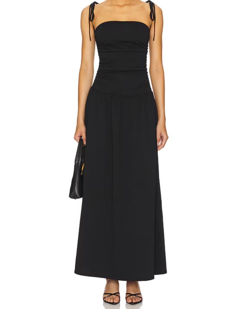 Orelia Maxi Dress in Black - Image 1