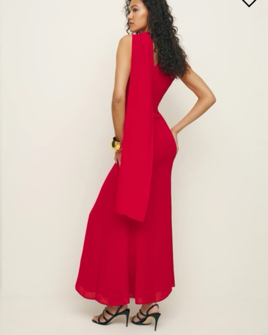 Red Reformation Dress - Image 2