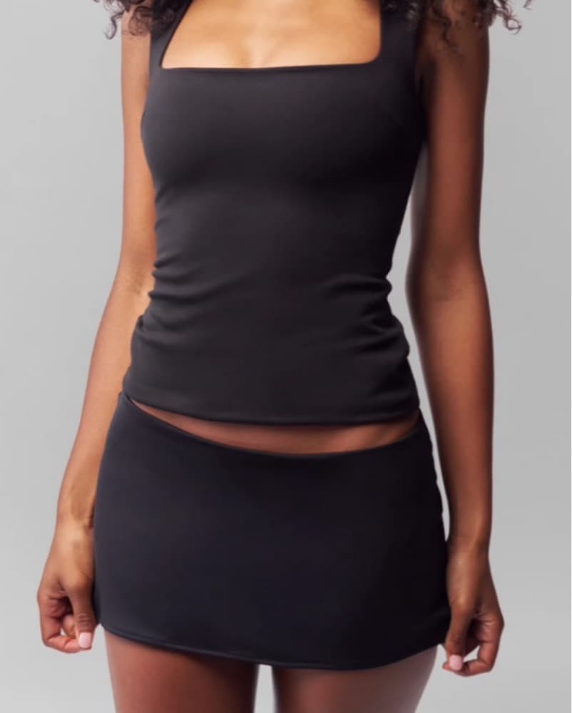 Micro Mini Stretch Skirt - Image 2