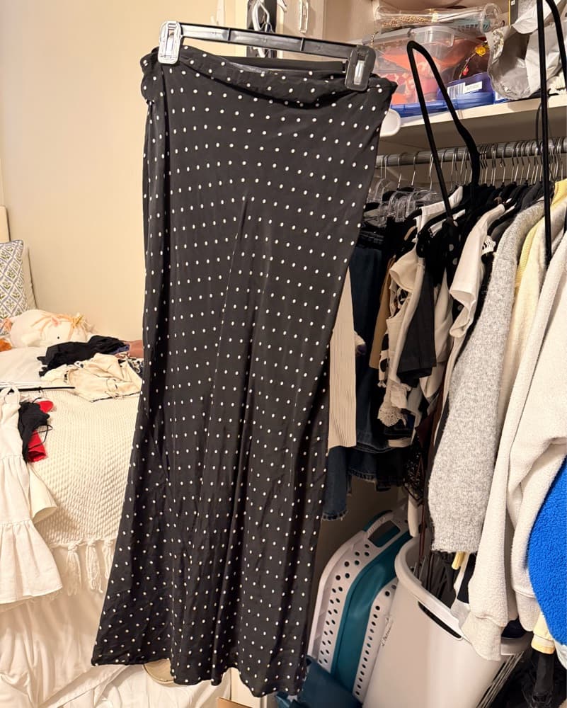 Polka Dot Maxi Skirt - Image 3