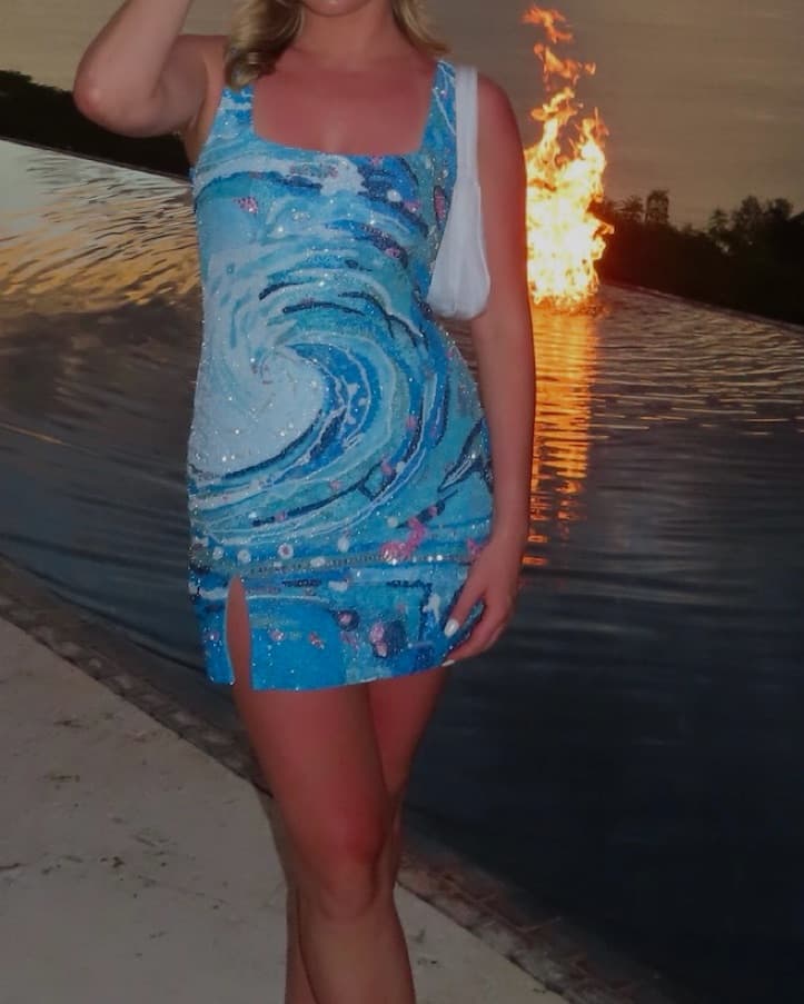 Staud Le Sable Wave Dress - Image 1