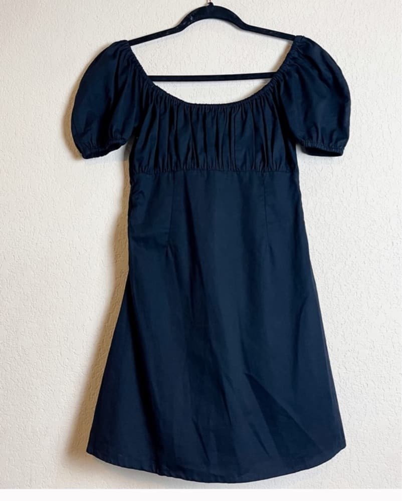 With Jean Audrey Mini Babydoll Dress - Image 5
